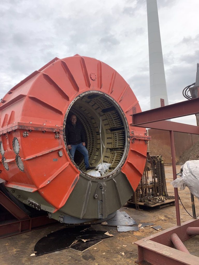 Generatorstator beim Recyclingpartner